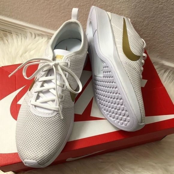 Nike Dualyone Racer SE White Gold Emblem Size 9.5 - Picture 6 of 6